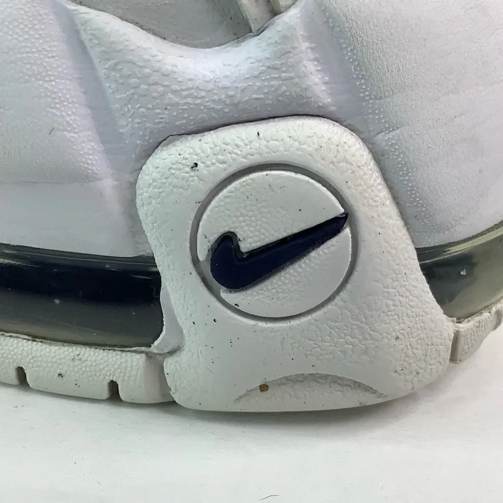 NIKE AIR MORE UPTEMPO WHITE ALL OVER LACE TIE DH9723- 100 US SZ 2.5Y